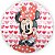 Painel de Mesa - Minnie Vermelha - Sublimado 3D - Imagem 1