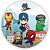 Painel Redondo - Vingadores - Sublimado 3D - Imagem 1