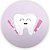 Painel Redondo - Dentista Rosa - Sublimado 3D - Imagem 1
