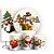 KIT Redondo Trio e Faixa - Natal Ano Novo - Sublimado 3D - Imagem 1