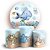 KIT Redondo e Trio - Fundo do Mar - Sublimado 3D - Imagem 1