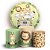 KIT Redondo e Trio - Safari Animais - Sublimado 3D - Imagem 1