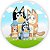 Painel Redondo - Bluey - Sublimado 3D - Imagem 1
