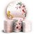 KIT Redondo e Trio - Floral - Sublimado 3D - Imagem 1