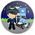 Painel de Mesa - Policia Baby - Sublimado 3D - Imagem 1