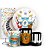 KIT Redondo Trio e Faixa - Nota Musical - Sublimado 3D - Imagem 1