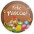 Painel de Mesa - Feliz Pascoa - Sublimado 3D - Imagem 1