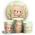 KIT Redondo e Trio - Urso Verde - Sublimado 3D - Imagem 1