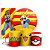 KIT Redondo Trio e Faixa - Pokemon - Sublimado 3D - Imagem 1