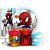 KIT Redondo Trio e Faixa - Homem Aranha Baby - Sublimado 3D - Imagem 1