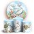 KIT Redondo e Trio - Fundo Do Mar - Sublimado 3D - Imagem 1