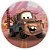 Painel Redondo - Carros - Sublimado 3D - Imagem 1