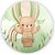 Painel Redondo - Urso Verde - Sublimado 3D - Imagem 1