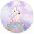 Painel Redondo - Unicornio - Sublimado 3D - Imagem 1