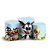 Trio Cilindro - Looney Tunes - Sublimado 3D + Elástico - Imagem 1
