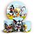 KIT Redondo e Trio - Looney Tunes - Sublimado 3D - Imagem 1
