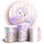 KIT Redondo e Trio - Unicornio - Sublimado 3D - Imagem 1