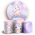 KIT Redondo e Trio - Unicornio - Sublimado 3D - Imagem 1