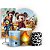 KIT Redondo Trio e Faixa - Mickey Fazendinha - Sublimado 3D - Imagem 1