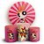KIT Redondo e Trio - Florzinha As Meninas Super Poderosas - Sublimado 3D - Imagem 1