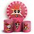 KIT Redondo e Trio - Florzinha As Meninas Super Poderosas - Sublimado 3D - Imagem 1