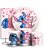KIT Redondo Trio e Faixa - Lilo E Stitch Rosa - Sublimado 3D - Imagem 1