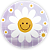 Painel Redondo - Flor Margarida - Sublimado 3D - Imagem 1