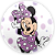 Painel Redondo - Minnie Lilas - Sublimado 3D - Imagem 1