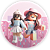 Capa Painel Redondo Sublimado - Roblox Rosa - Imagem 1