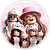 Painel de Mesa - Roblox Rosa - Sublimado 3D - Imagem 1