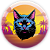 Painel de Mesa - Gato Preto - Sublimado 3D - Imagem 1