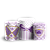 Trio Cilindro - Ursinha Lilas - Sublimado 3D + Elástico - Imagem 1