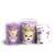 Trio Cilindro - Ursinha Lilas - Sublimado 3D + Elástico - Imagem 1