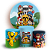 KIT Redondo e Trio - Compadretes - Sublimado 3D - Imagem 1