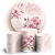 KIT Redondo e Trio - Floral - Sublimado 3D - Imagem 1