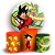 KIT Redondo e Trio - Dragon Ball Classico - Sublimado 3D - Imagem 1