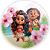 Painel Redondo - Moana - Sublimado 3D - Imagem 1