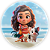 Painel Redondo - Moana - Sublimado 3D - Imagem 1