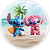 Painel de Mesa - Lilo e Stitch - Sublimado 3D - Imagem 1