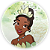 Painel de Mesa - Princesa Tiana - Sublimado 3D - Imagem 1
