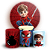 KIT Redondo e Trio - Homem Aranha - Sublimado 3D - Imagem 1