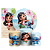 KIT Redondo Trio e Faixa - Lilo e Stitch - Sublimado 3D - Imagem 1
