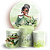 KIT Redondo e Trio - Princesa Tiana - Sublimado 3D - Imagem 1