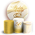 KIT Redondo e Trio - Bodas de Ouro - Sublimado 3D - Imagem 1