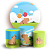 KIT Redondo e Trio - Capivara - Sublimado 3D - Imagem 1