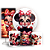 KIT Redondo Trio e Faixa - Minnie Vermelha Cute - Sublimado 3D - Imagem 1
