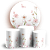 KIT Redondo e Trio - Jardim Floral - Sublimado 3D - Imagem 1