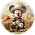 Painel de Mesa - Mickey Fazendinha - Sublimado 3D - Imagem 1