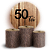 KIT Redondo e Trio - 50 Anos Madeira - Sublimado 3D - Imagem 1