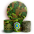 KIT Redondo e Trio - Exercito Camuflado - Sublimado 3D - Imagem 1